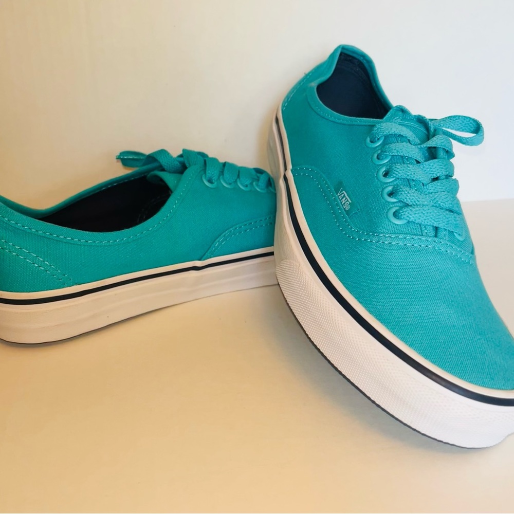 VANS low top sneakers turquoise